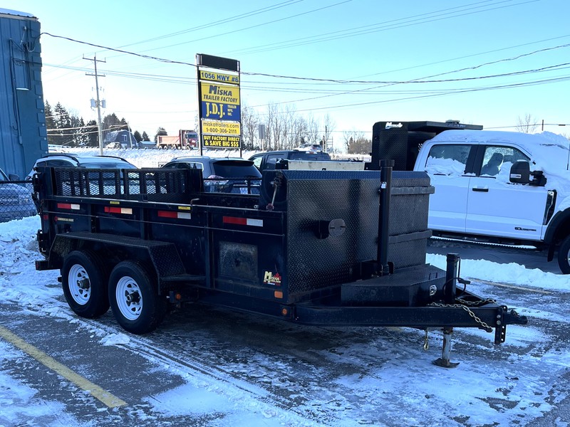 Cargo, Utility Trailers  2022 Miska 12' Contractor Dump Trailer Photo